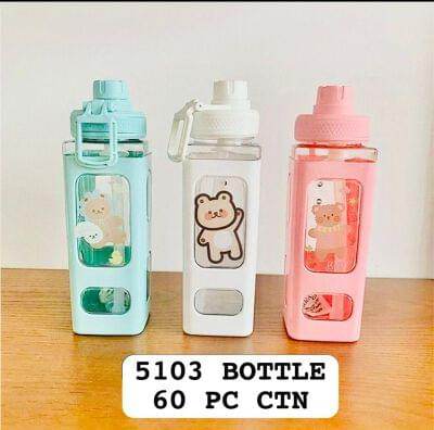 5103 Bear Print Glass Bottle — Virtue Africa wholesale sourcing