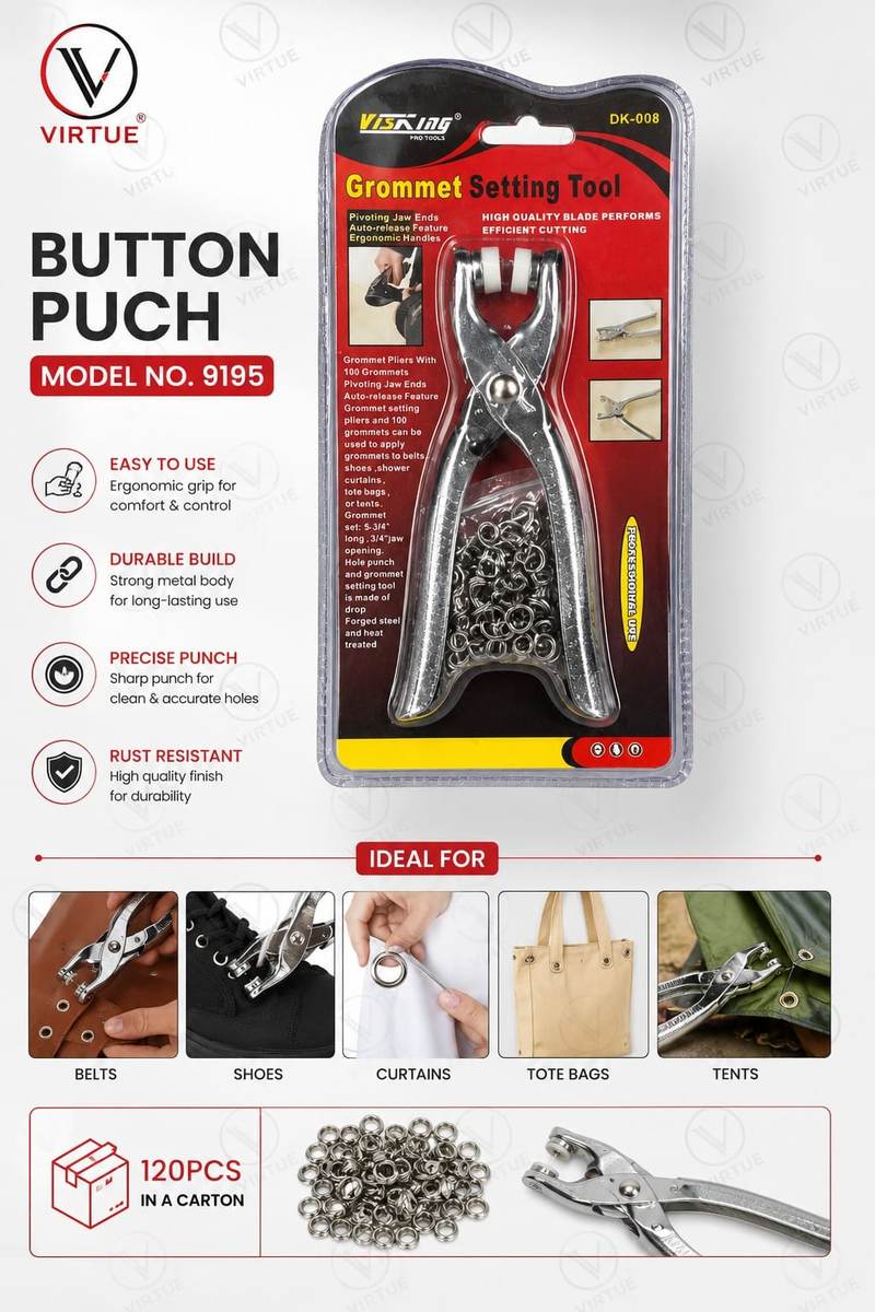 9195 Grommet Setting Tool — Virtue Africa wholesale sourcing
