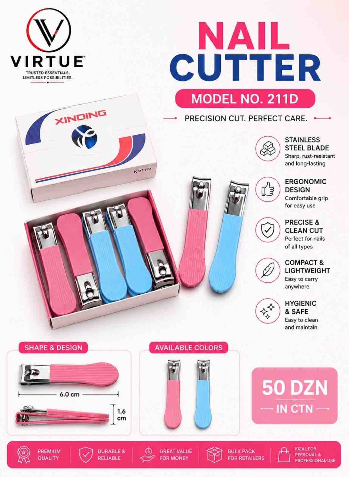 Nail Cutter — Model 211D — Virtue Africa wholesale sourcing