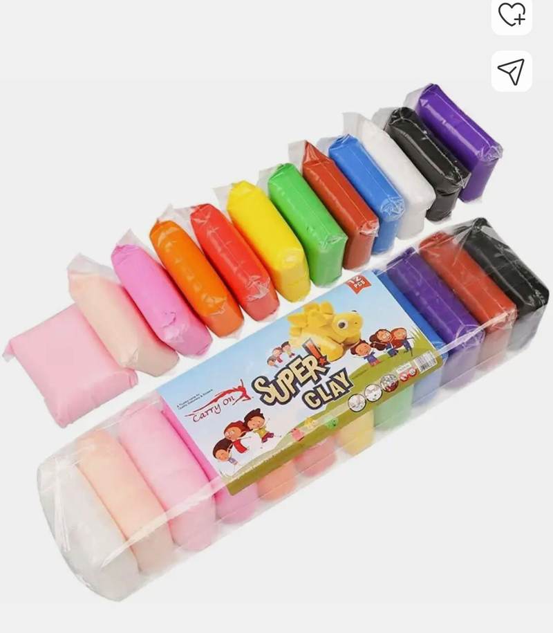 Super Clay — 12pc Air-Dry Clay Set — Virtue Africa wholesale sourcing