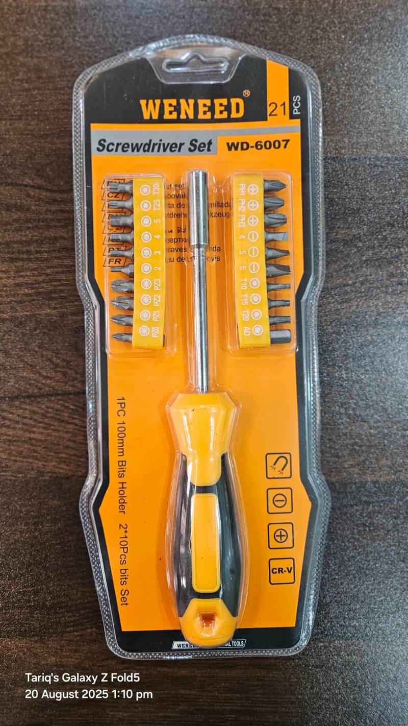 WENEED WD-6007 Screwdriver Set (21pc) — Virtue Africa wholesale sourcing